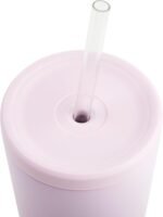 Manna Ranger Double-wall Insulated Stainless Steel Tumbler with Leak-proof Smart Seal Lid and Reusable Tritan Straw - 24 Oz - Lavender - Image 4