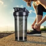 Custom Bottles for Men Women, Customized Protein Shaker Bottle with Name Logo Image, Personalized Shaker Cups for Protein Shakes and Pre Workout, 18 oz, PureBlack - Image 8