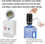 Myvision 2 Pack Electric Portable 5 Gallon Water Dispenser, Universal Micro USB Charging Water Bottle Pump, 3-5 Gallon Jug Water Dispenser with Silicone Cap (2pcs Mode 9) - Image 4