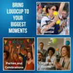 The LoudCup Reusable Water Bottle – 2-in-1 Travel Tumbler & Noisemaker – BPA-Free, Blow Horn & Cup with Slide Lid – Perfect for Sports Events, Game Day, Tailgating & Parties - Image 6