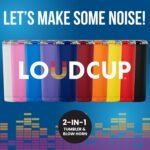 The LoudCup Reusable Water Bottle – 2-in-1 Travel Tumbler & Noisemaker – BPA-Free, Blow Horn & Cup with Slide Lid – Perfect for Sports Events, Game Day, Tailgating & Parties - Image 9