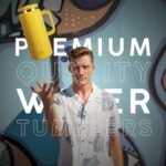 64 Oz Tumbler with Handle and Straw Half Gallon Water Bottle Stainless Steel Travel Mug for Hot & Cold Drinks, Reusable Water Bottle with Lids and Straw - Yellow - Image 7