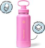 ThermoFlask 32 oz Double Wall Vacuum Insulated Stainless Steel Water Bottle with Spout Lid, Shocking Pink - Image 3