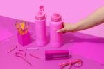 ThermoFlask 32 oz Double Wall Vacuum Insulated Stainless Steel Water Bottle with Spout Lid, Shocking Pink - Image 5
