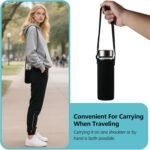 Glass Juice Water Bottles 2 Pack 20 OZ,Wide Mouth Glass Water Bottles with Lids and Sleeve,for Juicing, Smoothies, Milk, Protein, Reusable, Leak Proof, Shaker bottle - Image 7