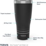 Tervis Traveler Skeleton Dance Made in USA Double Walled Insulated Tumbler Travel Cup Keeps Drinks Cold & Hot, 30oz, Stainless Steel - Image 4