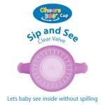 Dr. Brown's Milestones Straw to 360 Convertible Toddler Training Cup Set with Interchangeable Silicone Straw and 360 Degree Cup Lids, Pink Coral, 10 oz/300 mL, BPA-Free, 9m+, 2-Pack - Image 6