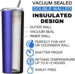 Personalized Tumblers with Name Birth Flower Custom Insulated Tumbler Cup Engraved Customized Birthday Christmas Bridesmaid Gifts for Women Stainless Steel 20 Oz - Image 6