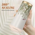 Wildflowers Insulated Coffee Tumbler with Lid Floral Stainless Steel Travel Coffee Mug Spring Summer Vacuum Insulated Reusable Cup Water Bottle - Image 6
