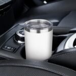 20oz Tumbler with Lid Stainless Steel Insulated Tumblers Travel Coffee Tumbler Bulk Double Wall Vacuum Insulated Water Cup Christmas Gifts for Women Men Her Him Home Office (White, 1pack) - Image 6