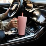 BrüMate Era 20 oz Tumbler with Handle and Straw | 100% Leakproof Insulated Tumbler with Lid and Straw | Made of Stainless Steel | Cup Holder Friendly Base | 20oz (Blue Agave) - Image 5