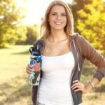 20oz sublimation sport tumblers blanks with two lids ，flat edge sublimation tumblers，double wall stainless steel insulted cup，for Heat Transfer, White (8, with flex handle lid) - Image 6