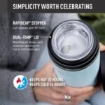 THERMOS ICON SERIES, Stainless Steel Dual Temperature Beverage Bottle, 40 oz, Graphite - Image 4