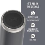 THERMOS ICON SERIES, Stainless Steel Dual Temperature Beverage Bottle, 40 oz, Graphite - Image 5