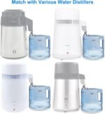 xcivi 1 Gallon/ 4L Distiller Water Container, Replacement Collection Bottle, Portable Plastic Gallon Pot Canteen, Compatible with Megahome and Other Countertop Water Distillers - Image 7