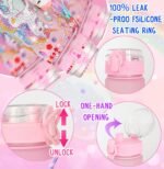 Sanilinwild Gifts for Girls Age 4-12-Decorate Your Own Water Bottle - DIY Friendship Bracelet,Christmas/Easter/Birthday Gift Ideas,Fun Arts and Crafts Gifts Toys for Girls((Pink Unicorn) - Image 6