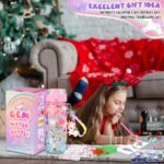 Sanilinwild Gifts for Girls Age 4-12-Decorate Your Own Water Bottle - DIY Friendship Bracelet,Christmas/Easter/Birthday Gift Ideas,Fun Arts and Crafts Gifts Toys for Girls((Pink Unicorn) - Image 9