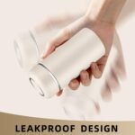 Mini 7 oz Stainless Steel Insulated Vacuum Water Bottle, Cute Small Thermoses, Flask, Leak Proof,Keeps Drink Cold and Hot - Blue - Image 8