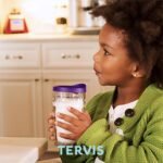 Tervis Clear & Colorful Tabletop 10oz Made in USA Double Walled Insulated Tumbler Travel Cup Keeps Drinks Cold & Hot, 10oz - 4pk, Clear - Image 6
