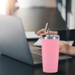 Dongni 20oz Tumbler Bulk Stainless Steel Vacuum Insulated Tumblers with Lid Double Wall Travel Mug Powder Coated Coffee Cup, Suitable for Ice Drinks and Hot Beverage（Mix 12 pack） - Image 5