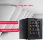 20 Bottle Wine Cooler - Free Standing Single Zone Fridge and Chiller with Slide-Out Shelf Smart Touch Temperature Control Range: 12-18°C 48 Liter Capacity Freestanding Mini Wine Cabinet - Image 6