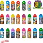 3D LiveLife Drinking Bottle - T-Rex Scene from Deluxebase. Dinosaur 20oz Tumbler with Lenticular 3D Image, BPA Free Reusable Water Bottle with Easy to Use Straw Lid. - Image 3