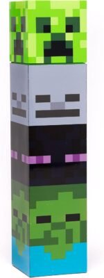 Minecraft Water Bottle GREEN OR RED Kids Mobs Torch Sports Travel Mug Flask 650ML - Image 7