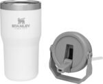 STANLEY IceFlow Flip Straw Tumbler with Handle 20 oz | Twist On Lid and Flip Up Straw | Leak Resistant Water Bottle | Insulated Stainless Steel |BPA-Free | Polar - Image 3