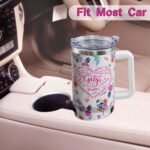 Gigi Mothers Day Gifts for Grandma from Grandkids, 40 oz Best Gigi Ever Cup Tumbler with Handle Lid and Straw - Image 6