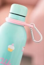 Official Pusheen-Sports Bottle-500ml / 17OZ, Stainless Steel, Vacuum Insulated , Double Wall Reusable Water Bottle With Carabiner, BPA Free, Kawaii Water Bottle - Image 7