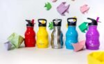 Kids Water Bottle with Straw & Handle, 12 oz Red - Eco Friendly Toddler Cups with Straws - Easy Sip Metal Water Bottle for Kids - Cute Stainless Steel Water Bottles for Children - Leak Proof Lid - Image 6
