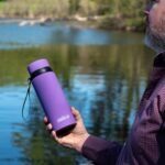 London Sip 25 oz Multi-Purpose Tea Infuser Mug – Fruit Infuser Water Bottle for Hot and Cold – Double Wall Stainless Steel Insulated, Purple - Image 5