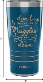 Tervis Traveler Harry Potter Don't Let Muggles Get You Down Triple Walled Insulated Tumbler Travel Cup Keeps Drinks Cold & Hot, 20oz, Stainless Steel - Image 10