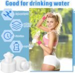 Sieral 20 Pack Push Pull Replacement Caps 28 mm Sport Water Bottle Cap Plastic Twisted Bottle Lids Sport Bottles Screw Top for Water or Soda Bottles - Image 7