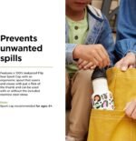 Klean Kanteen 12 oz Classic Kid's Water Bottle with Flip Seal Sport Cap & Straw - 100% Leakproof Cap - Durable Stainless Steel Material - Lightweight & Easy-Grip - BPA-Free - Leopard Print - Image 4