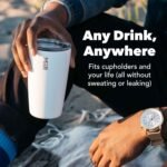 MiiR Tumbler, 12oz Insulated Stainless Steel with Press Fit Slide Lid – Splash Proof Design, Holds Hot & Cold Beverages, Stylish & Functional Cup Holder Compatible - Image 3