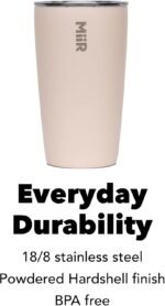 MiiR Tumbler, 12oz Insulated Stainless Steel with Press Fit Slide Lid – Splash Proof Design, Holds Hot & Cold Beverages, Stylish & Functional Cup Holder Compatible - Image 5