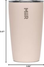 MiiR Tumbler, 12oz Insulated Stainless Steel with Press Fit Slide Lid – Splash Proof Design, Holds Hot & Cold Beverages, Stylish & Functional Cup Holder Compatible - Image 9