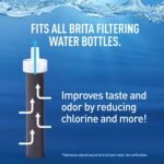 Brita Stainless Steel Premium Filtering Water Bottle, BPA-Free, Reusable, Insulated, Replaces 300 Plastic Water Bottles (32 Ounces with 3 Filters) - Image 3
