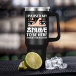 Anime Tumbler 40 oz - Anime Tumbler Double Wall Vacuum Insulated Stainless Steel Coffee Travel Mugs (Style 2) - Image 3