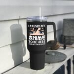 Anime Tumbler 40 oz - Anime Tumbler Double Wall Vacuum Insulated Stainless Steel Coffee Travel Mugs (Style 2) - Image 4
