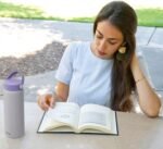 MIRA 18 oz Tea Infuser Thermo - Stainless Steel Travel Bottle with Removable Strainer for Loose Leaf Tea - Insulated Hot & Cold Brew Steeper - Heather - Image 5