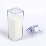 Milk Carton Water Bottle 33oz 1000ml Plastic Square Milk Bottles BPA Free Leakproof Water Bottle Portable Reusable Milk Carton Shaped Juice Bottle Perfect for Fitness Gym Camping Sports - Image 4