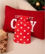 HomeTop Premium Classic Rubber Hot or Cold Water Bottle with Soft Fleece Cover - Image 3