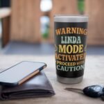 LINDA Personalized Women's Gift Custom LINDA Stainless Steel Insulated Tumbler - Image 8