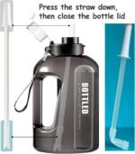 Delove Universal Long Straws for Gallon Water Bottles - Attach a straw to your sports Jug - Cut Size To Fit Any Bottles - Replacement straws -Half Gallon/32oz/64oz/128oz - Set of 4 - Image 5