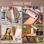 Travel Electric Kettle Portable Mini Kettle,Small Hot Water Boiler with 4 Temperature Settings,304 Stainless Steel,Fast Boiling Water with Auto Shut-Off and Boil Dry Protection (Pink, 400ml) - Image 8