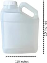 Plastic Jug with Cap and Handle, 1 Gallon, HDPE F-Style Container for Water, Food, Liquids, Storage (3) - Image 3