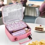 PIQUEBAR Bento Lunch Box for Kids with Thermo Ice Pack Lunch Food Container Insulated Bag, 18oz Plastic Sport Water Bottle for Kid Girls Boys - Image 6