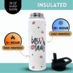 Brooke & Jess Designs Boss Lady Tumbler - Best Boss Gifts for Women - Great Travel Water Bottle Gifts for Bosses, Coworkers, Mom, Christmas, Birthday - Image 4